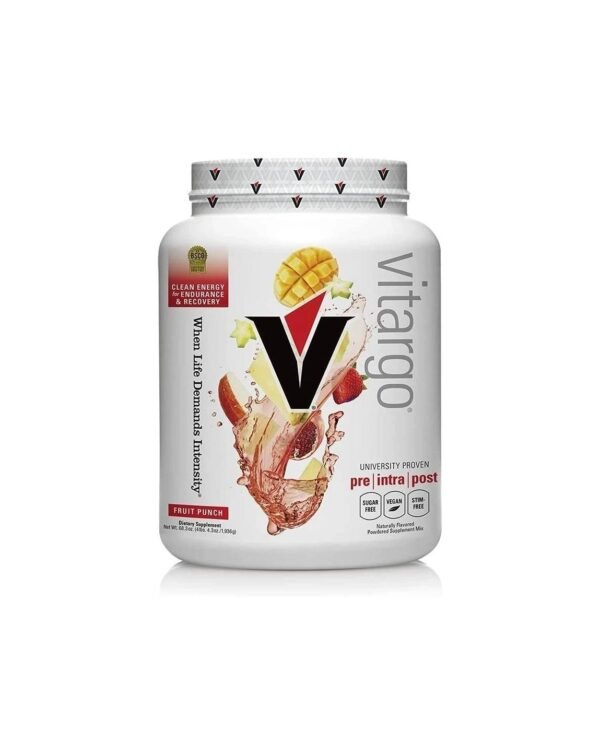 Vitargo Carbohydrate Powder | Feed Muscle Glycogen 2X Faster |4.4 LB Fruit Punch Pre Workout & Post Workout | Carb Supplement for Recovery, Endurance, Gain Muscle Mass